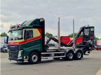 Logging truck, Crane truck Volvo FH 13.540 6x4 - HIAB / Loglift F125Z 80 Crane - Krane - Grua year 2019: picture 5