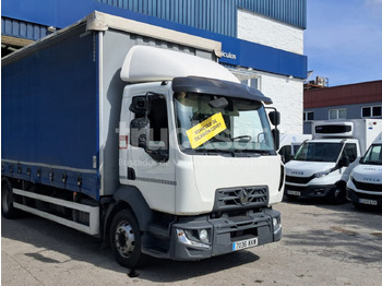 Curtain side truck RENAULT D 210