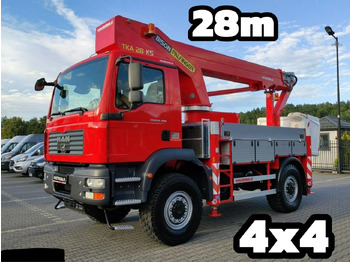 Truck with aerial platform PALFINGER