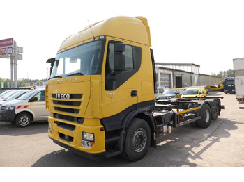 Container transporter/ Swap body truck IVECO STRALIS AS 260 S42 Y/FS-CM ECO AHK Lenkachse Lif: picture 2
