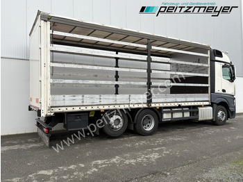 Curtain side truck MERCEDES-BENZ Actros 2545 LL Pritsche, Klima, Standklima, PPC, EU 6 MP 4 - Edscha: picture 4 Curtain side truck MERCEDES-BENZ Actros 2545 LL Pritsche, Klima, Standklima, PPC, EU 6 MP 4 - Edscha: picture 4
