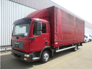 Curtain side truck MAN TGL 8.210