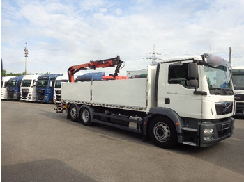 Crane truck, Dropside/ Flatbed truck MAN TGM 26.340 6x2-4 LL TGM 26.340 6x2-4 LL,Lenk-Liftachse, Heckkran, Palfinger PK 11.001, faltbar,: picture 4 Crane truck, Dropside/ Flatbed truck MAN TGM 26.340 6x2-4 LL TGM 26.340 6x2-4 LL,Lenk-Liftachse, Heckkran, Palfinger PK 11.001, faltbar,: picture 4