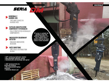 New Hydraulic hammer for Excavator DEMOQ DM2200 Hydraulic breaker 1800 kg: picture 2