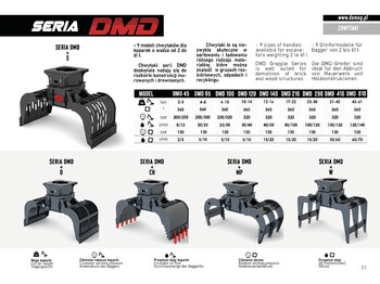New Grapple for Construction machinery DEMOQ DMD 100 S Hydraulic Polyp -grab 430 kg: picture 5