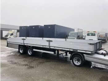 Dropside/ Flatbed semi-trailer Veldhuizen Be Oplegger 10 Ton vlakke Veldhuizen 7680 kg laden: picture 1