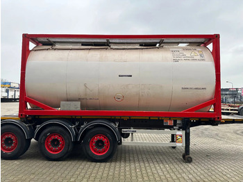 Tanker semi-trailer Burg 20FT ADR (EX/II, EX/III, FL, AT) Chassis + Tankcontainer 26.000L /3 baffels: picture 3