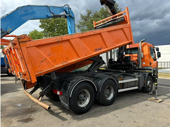 Tipper, Crane truck Renault KERAX 380 DXI 6x4 TIPPER + CRANE HIAB 144 B-3 - RADIO - *246.000km* - RETARDER - BORDMATIC - EURO 5: picture 4