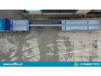 Dropside/ Flatbed semi-trailer Doll 3-ass. Vlakke uitschuifbare oplegger / Naloop gestuurd / 14090: picture 2