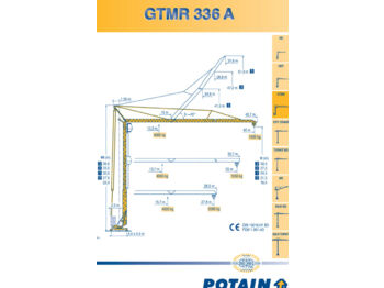 Tower crane Potain GTMR 336 A: picture 1
