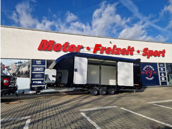 Autotransporter trailer BJT Race Transporter 7 397-6023-35-3-10-B 600x228x189cm black ASR Kamera Alufelgen Tridem 3500: picture 4