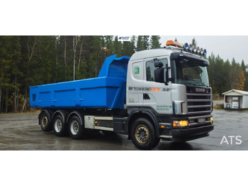 Concrete mixer truck Scania R124 tridem with LAXO quick release: picture 2 Concrete mixer truck Scania R124 tridem with LAXO quick release: picture 2