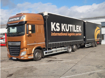Curtain side truck DAF XF 480