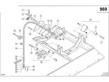 Engine mount CLAAS