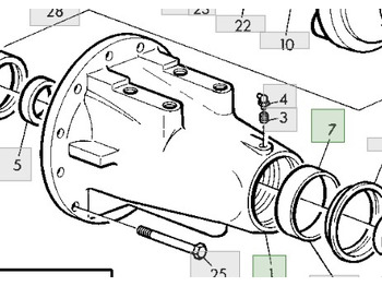 Axle and parts JOHN DEERE