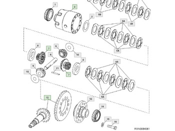 Differential gear JOHN DEERE