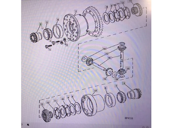 Differential gear JOHN DEERE
