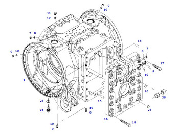 Axle and parts MASSEY FERGUSON