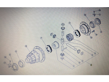 Differential gear CLAAS