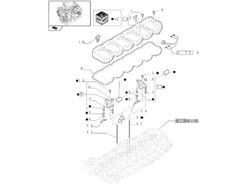 Engine and parts NEW HOLLAND
