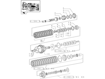 Gearbox and parts NEW HOLLAND