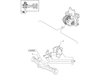 Differential gear NEW HOLLAND