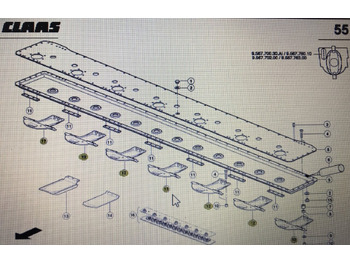 Spare parts CLAAS