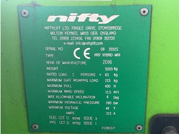 Articulated boom Niftylift HR17: picture 5