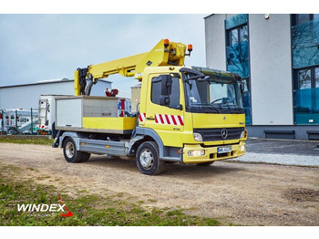 Truck with aerial platform
