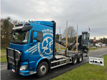 Logging truck DAF XF 530