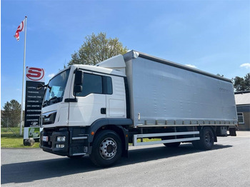 Curtain side truck MAN TGM 18.340