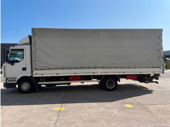 Curtain side truck RENAULT Midlum