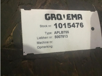 Axle and parts LIEBHERR
