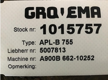 Axle and parts LIEBHERR