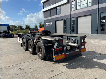 Container transporter/ Swap body semi-trailer Van Hool Tank chassis / ADR / BPW + DISC / 20-30 FT: picture 2