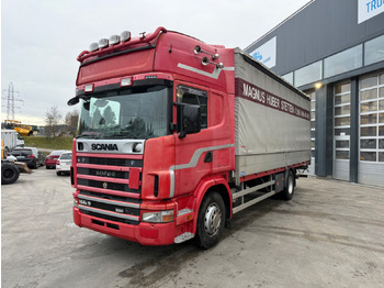 Curtain side truck SCANIA 164