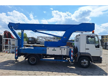 Truck with aerial platform