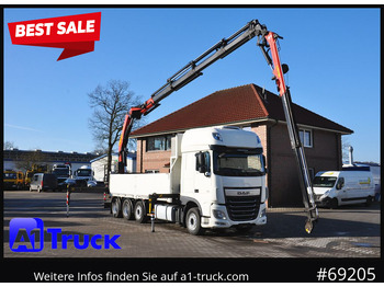 DAF XF 510 Kran PK 34.002, Seilwinde Funk leasing DAF XF 510 Kran PK 34.002, Seilwinde Funk: picture 1