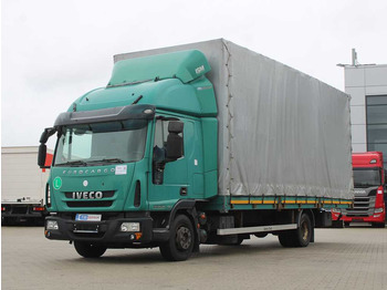 Curtain side truck IVECO EuroCargo 120E