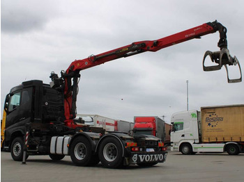 Logging truck, Crane truck Volvo FH 540, 6X4, VEB+, Crane EPSILON Q170Z96: picture 4