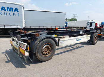 Container transporter/ Swap body trailer Krone AZ 18, Standard-Lafette Krone-Achsen,: picture 2 Container transporter/ Swap body trailer Krone AZ 18, Standard-Lafette Krone-Achsen,: picture 2
