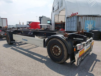 Container transporter/ Swap body trailer Krone AZ 18, Standard-Lafette Krone-Achsen,: picture 4 Container transporter/ Swap body trailer Krone AZ 18, Standard-Lafette Krone-Achsen,: picture 4