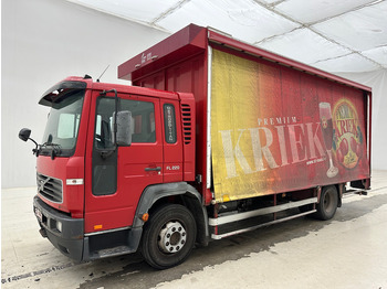 Curtain side truck VOLVO FL 220