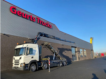 Cable system truck, Crane truck Scania G500 NGS 8X2 MET 3 ZIJDIGE KABELSYSTEEM + HIAB 362 EP-5 KRAAN/KRAN/CRANE/GRUA: picture 2