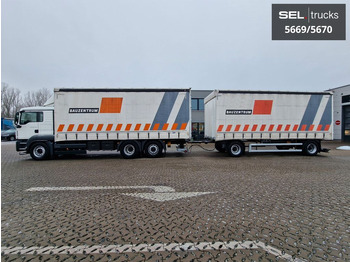 Curtain side truck MAN TGS 26.440