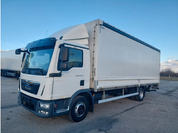 Curtain side truck MAN TGL 12.250