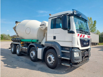 Concrete mixer truck MAN TGS 32.400 8X4 BB Liebherr 9 m³: picture 2