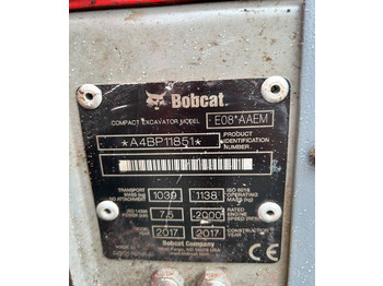 Mini excavator Mini Pelle BOBCAT 1138 KGS: picture 5 Mini excavator Mini Pelle BOBCAT 1138 KGS: picture 5