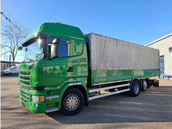 Curtain side truck SCANIA R 410