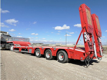 New Low loader semi-trailer Vertra 3-Achs Tieflader verbreiterbar Liftachse NEU: picture 3